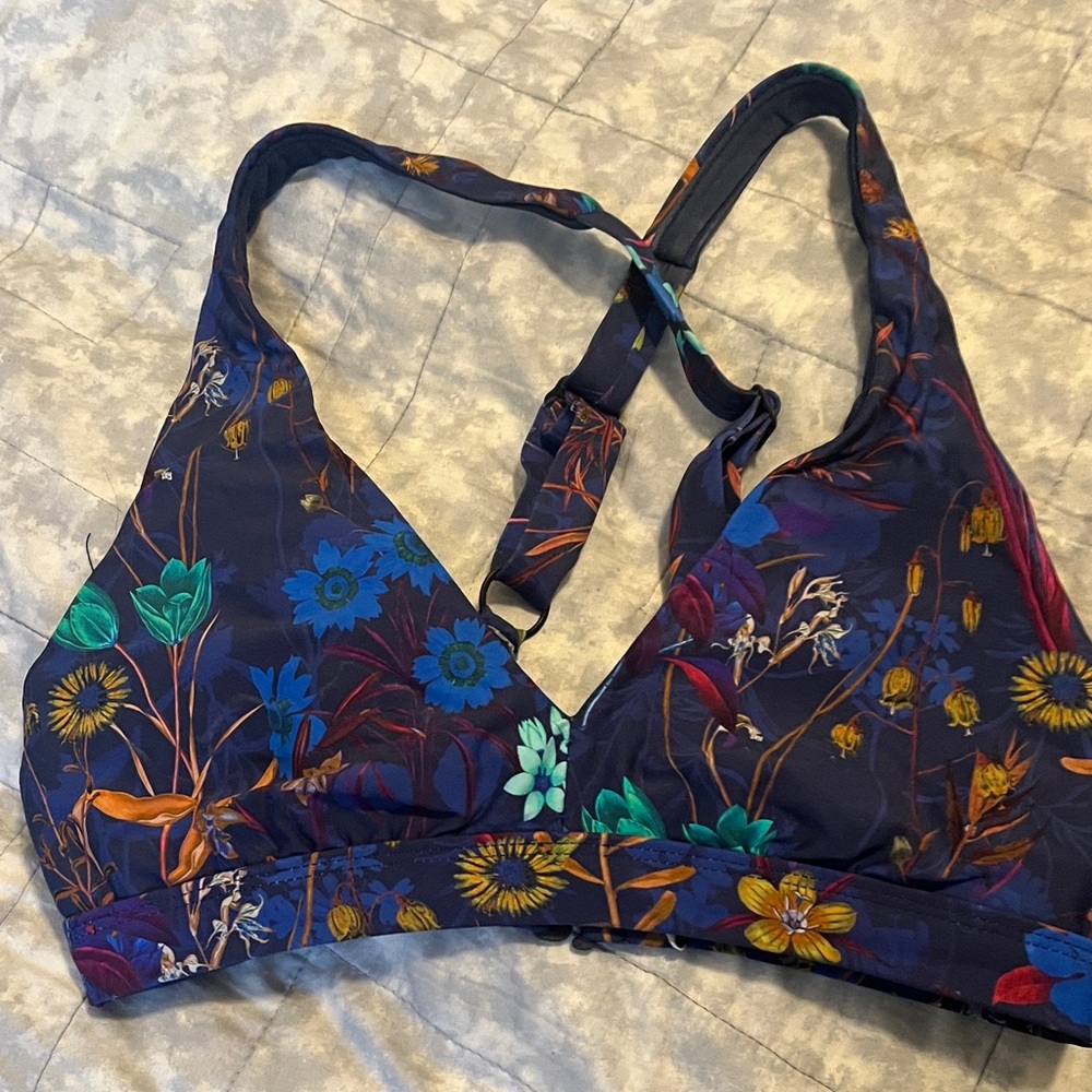 Title Nine Vibrant Floral Swim top